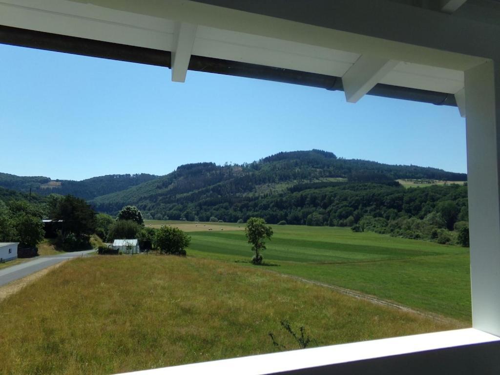 Fantastische Aussicht in die Ederaue Dodenau Exterior foto